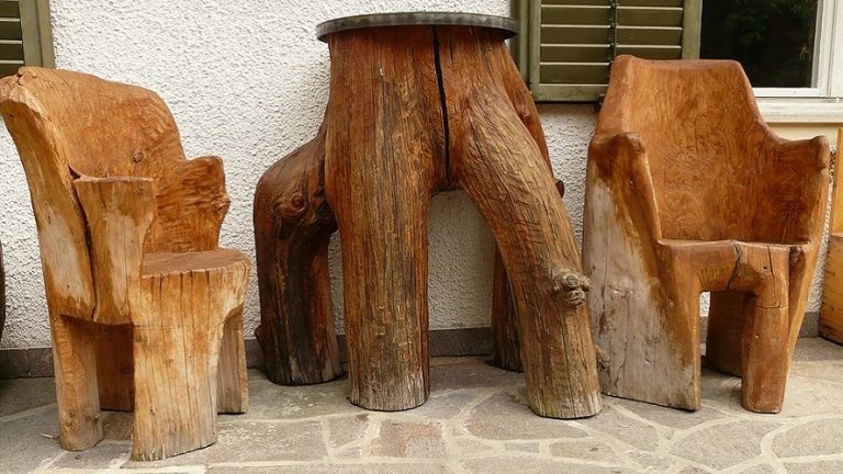 Cómo hacer muebles de jardín caseros