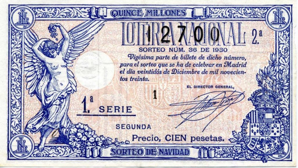decimo antiguo loteria
