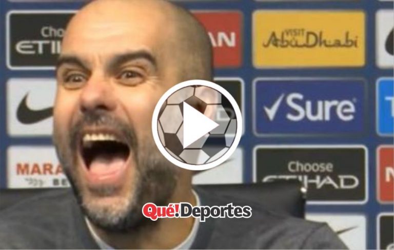 La carita de Pep Guardiola, lo mejor que vas a ver hoy