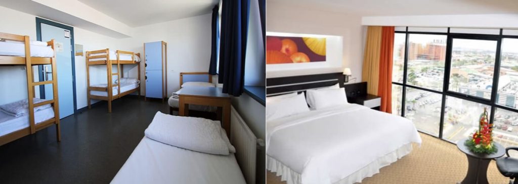 Qué diferencia hay con un hotel vs hostal