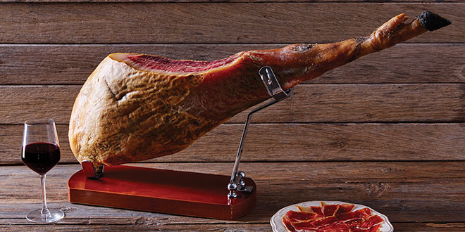 Cómo cortar un jamón ibérico