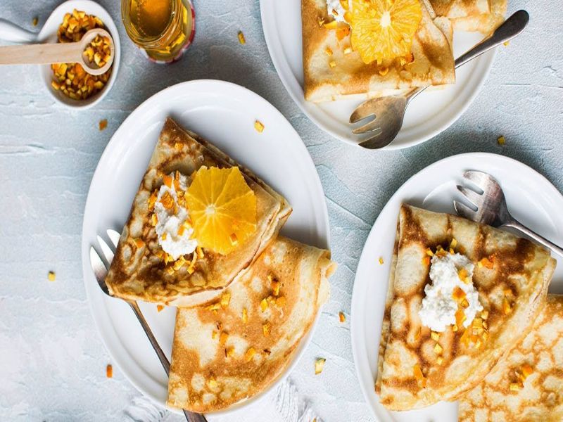 Cómo hacer crepes de avena para tu dieta 2 crepes de avena