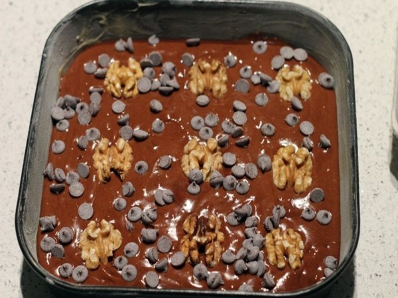 ingredientes para brownie