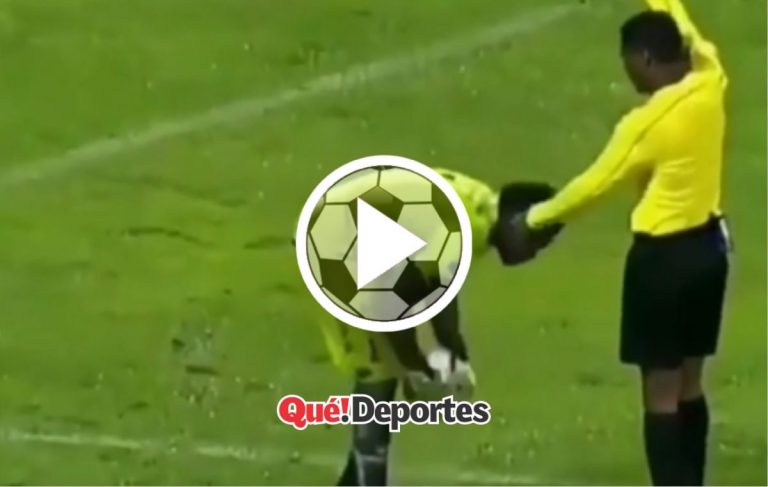 ¡El portero quiere echar al juez!