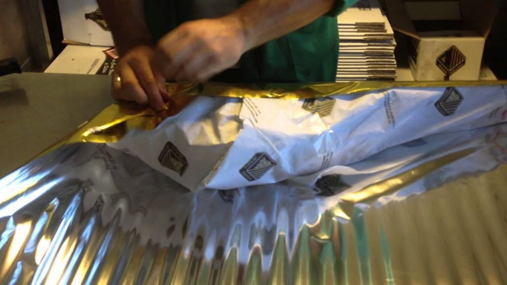 Jamón ibérico envuelto