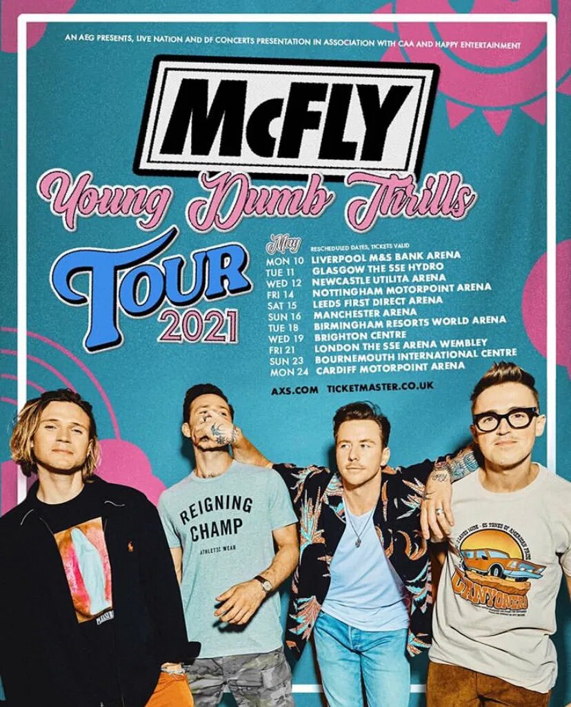 McFly - Young Dumb Thrills TOUR