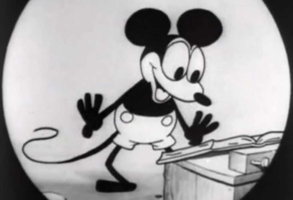 Así era el ratón Mickey la primera vez que salió en un corto.