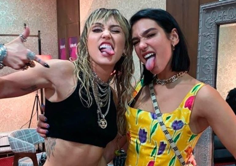 Miley Cyrus y Dua Lipa unidas en 'Prisoner'