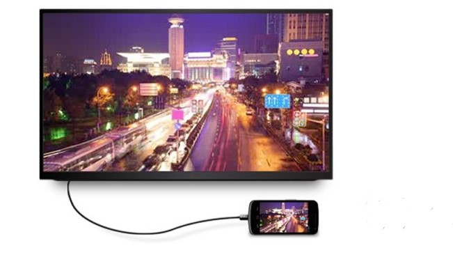 Conexión móvil con un cable USB