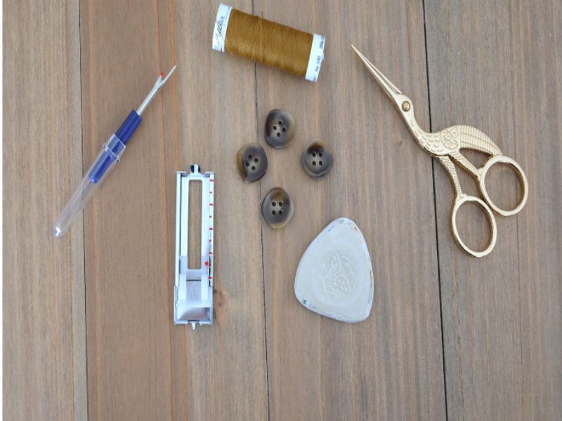 materiales  para hacer un ojal en maquina