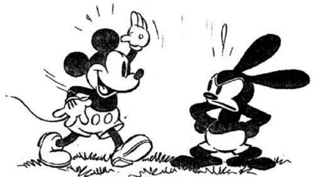 Mickey Mouse cumple años: así ha evolucionado el personaje con el tiempo 1 El conejo Oswald (d) fue el antecedente del animal animado más famoso de la historia.