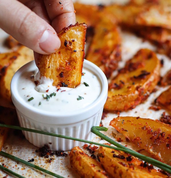 Patatas deluxe del McDonald's al estilo vegano