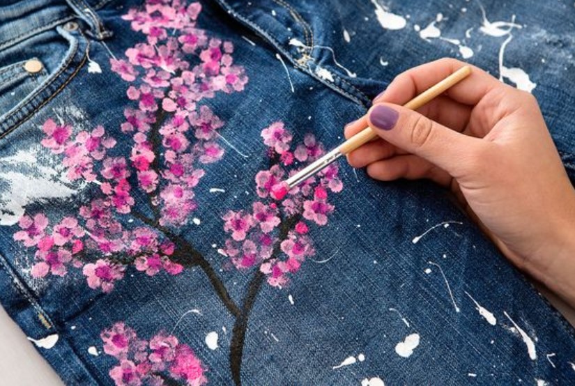 Pintura acrílica seca