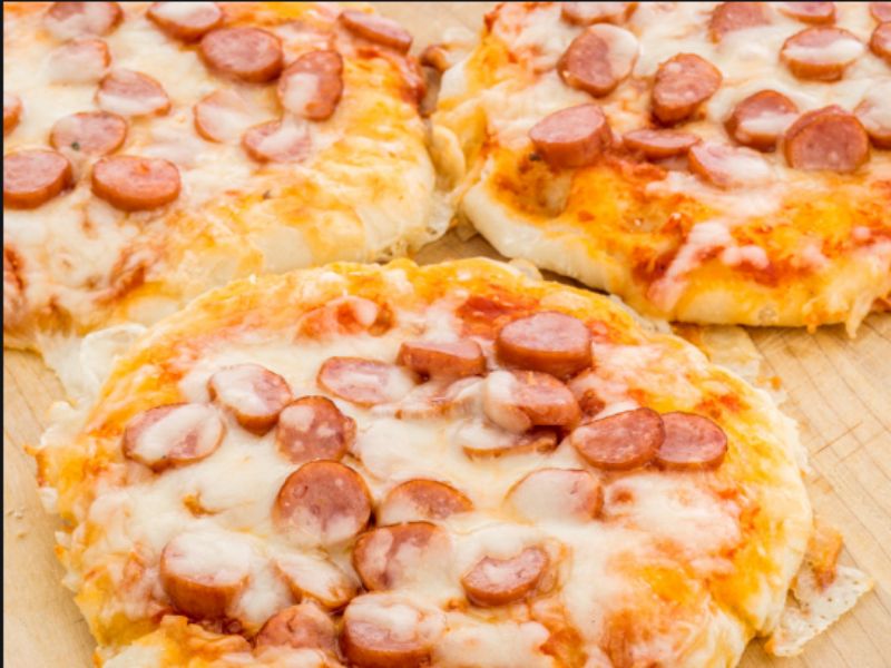 pizza en el microonda