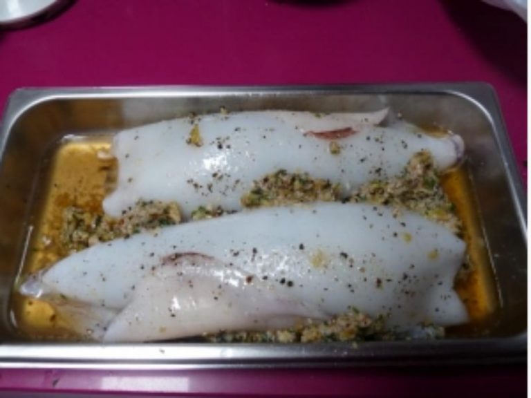 Como hacer un calamar al horno que salga sabroso