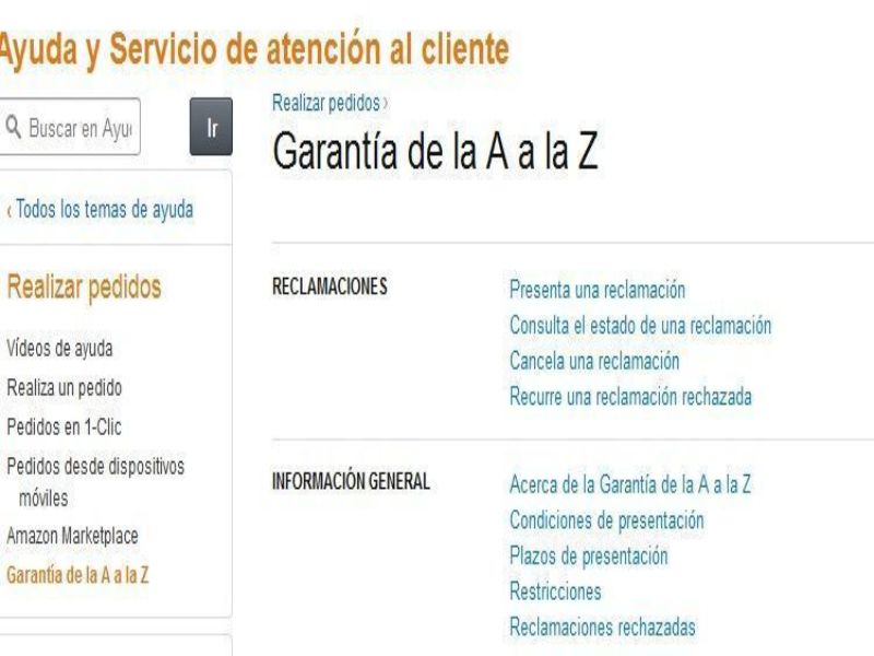 Cómo poner una hoja de reclamaciones en Amazon 4 requisito para realizar el reclamo