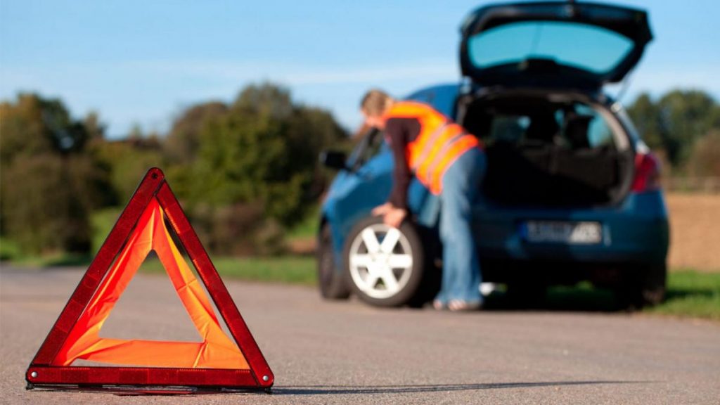 Inmovilizar y señalizar el coche