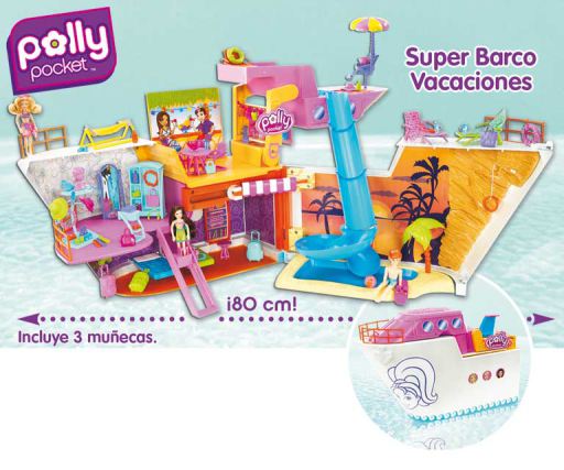 Polly Pocket, el juguete estrella de los 90 que ahora se vende por miles de euros 5 súper barco vacaciones de las Polly Pocket