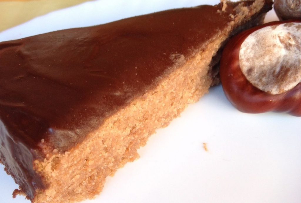tarta de castañas sin horno
