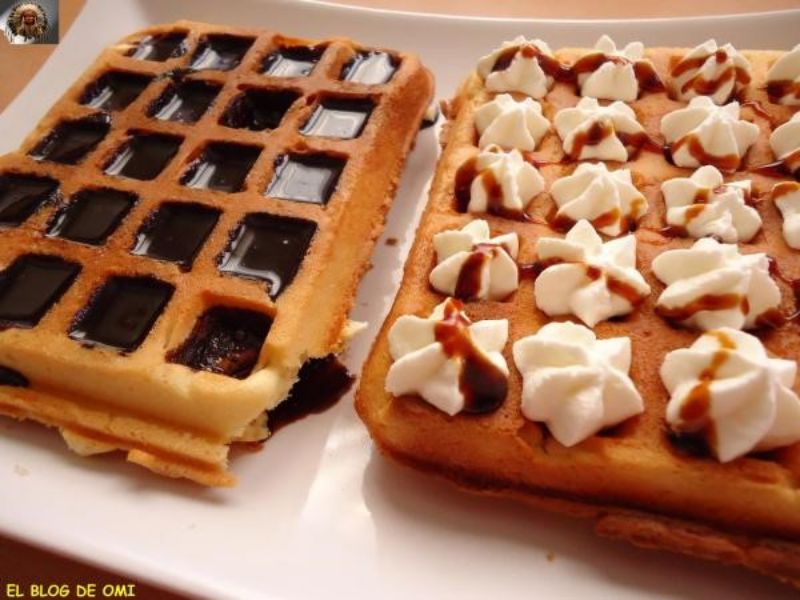 consejos para los gofres de chocolate