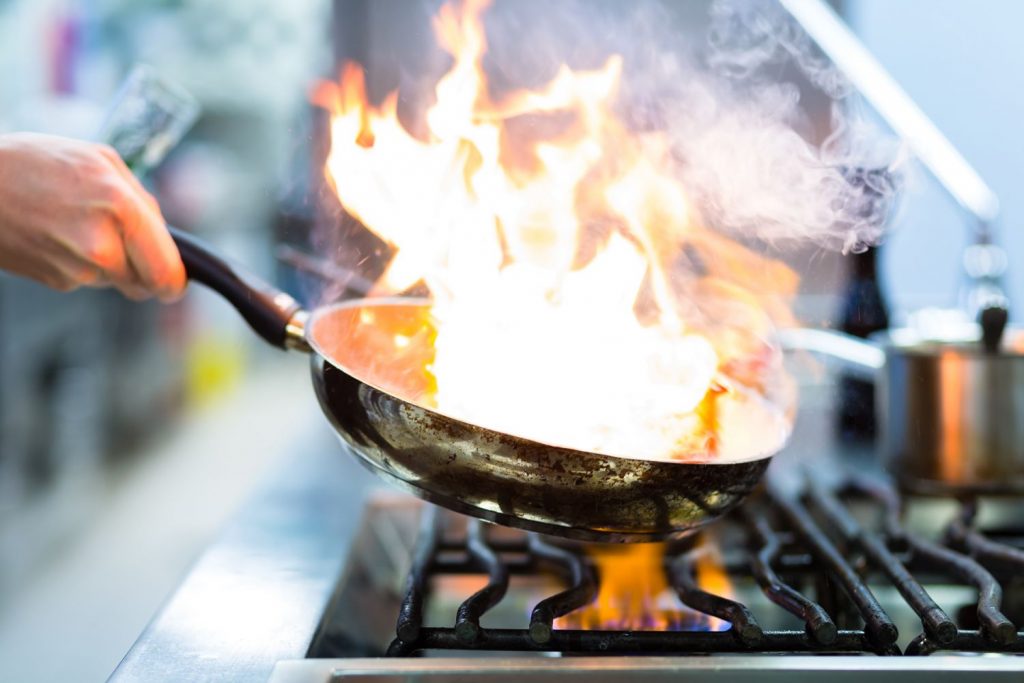 El hierro fundido no se calienta uniformemente