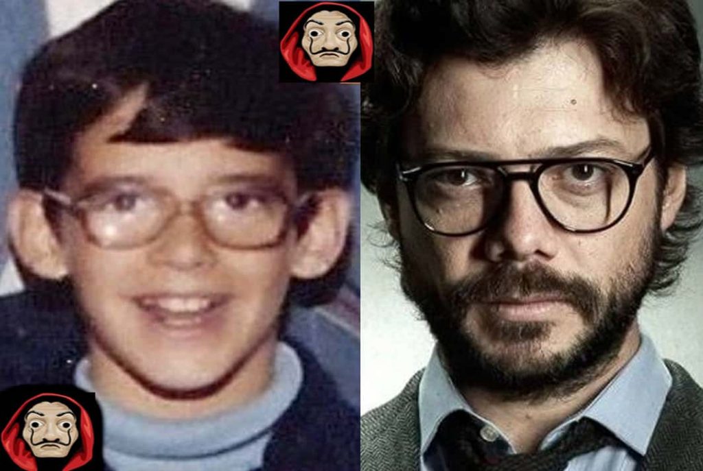 La casa de papel: así serían los protagonistas si hubieran hecho la serie de niños 66 Álvaro Morte
