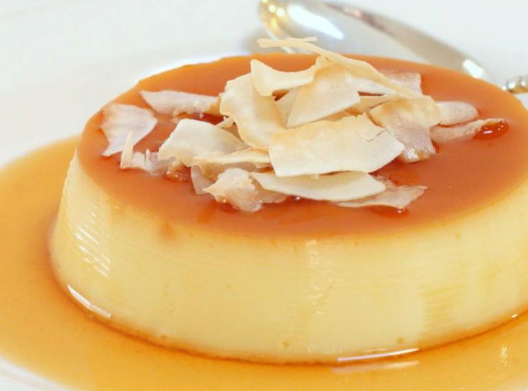 Auténticamente delicioso: así se hace un flan de coco
