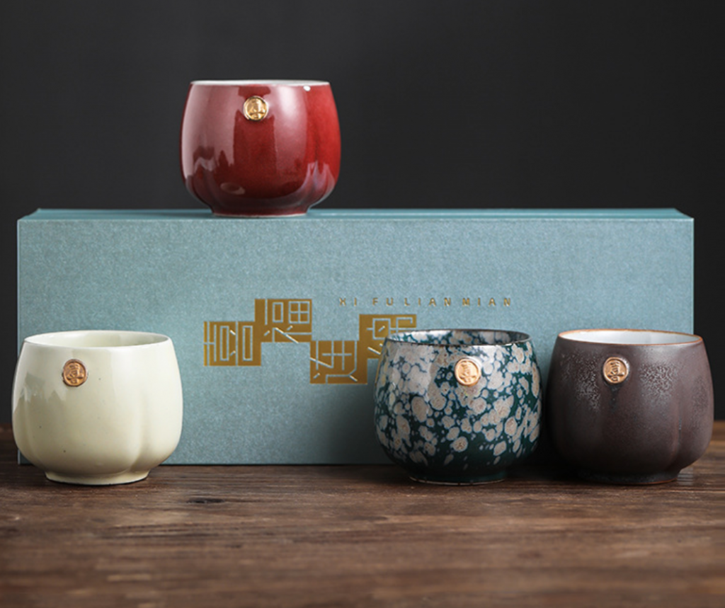 Juego de tazas de té de estilo japonés