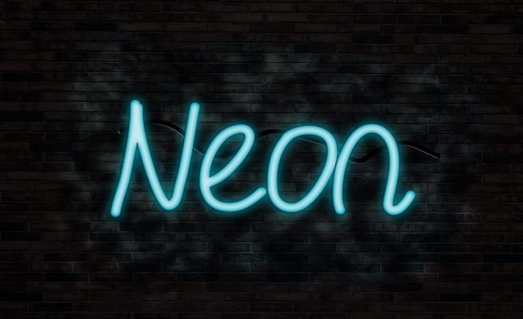 ¿Por qué hacer textos de neón?