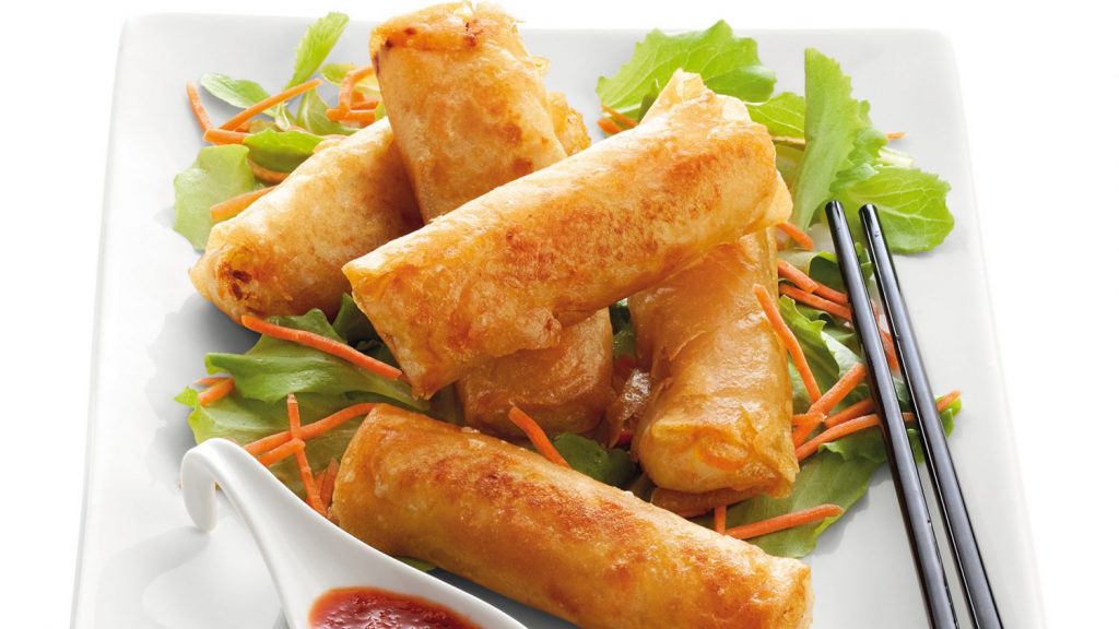 Como hacer rollitos de primavera al horno 1