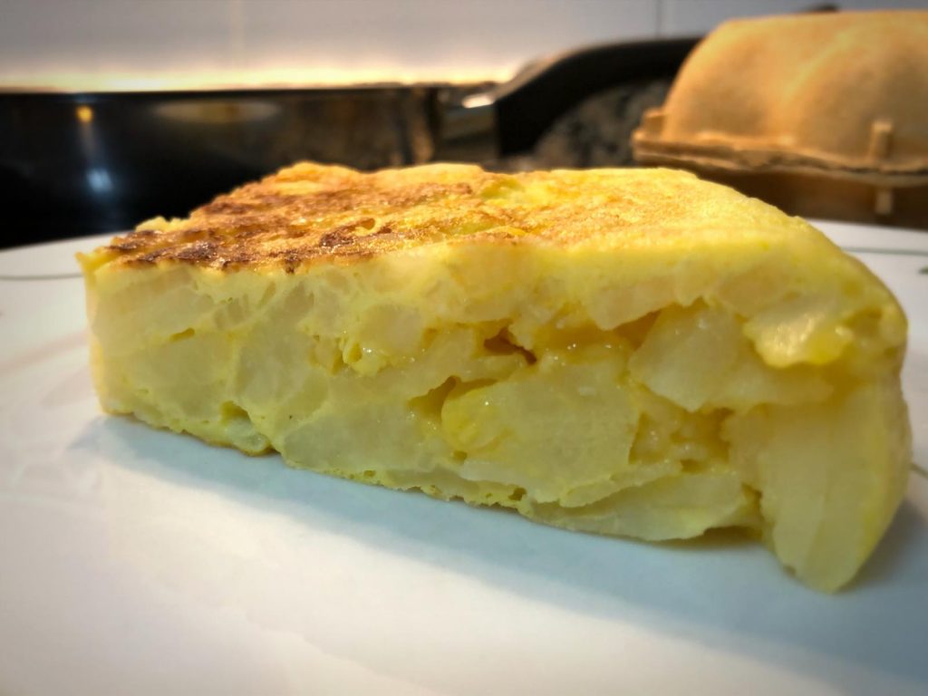 Tortilla de patatas en el microondas
