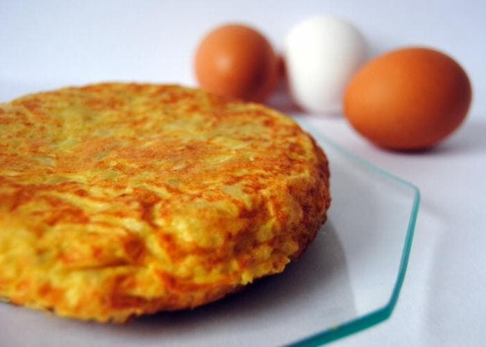 Preparación de la tortilla de patatas