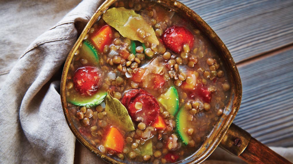 Cómo hacer unas lentejas con chorizo difícil de resistirte a ellas 2 Lentejas con chorizo