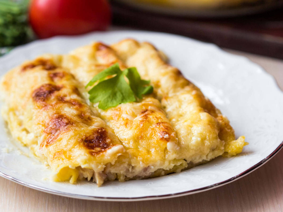 Cómo hacer unos canelones con bechamel suave