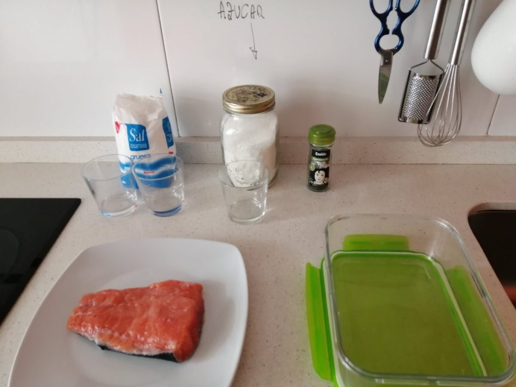 Los ingredientes a usar: