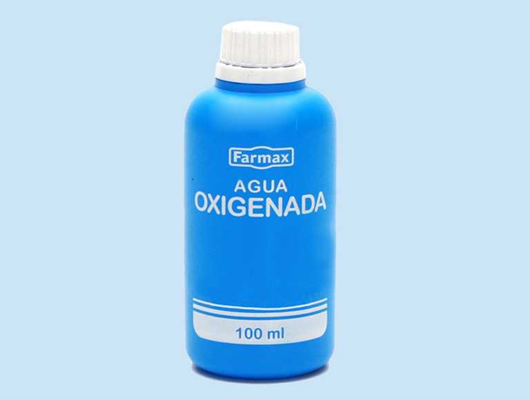 Agua oxigenada: 