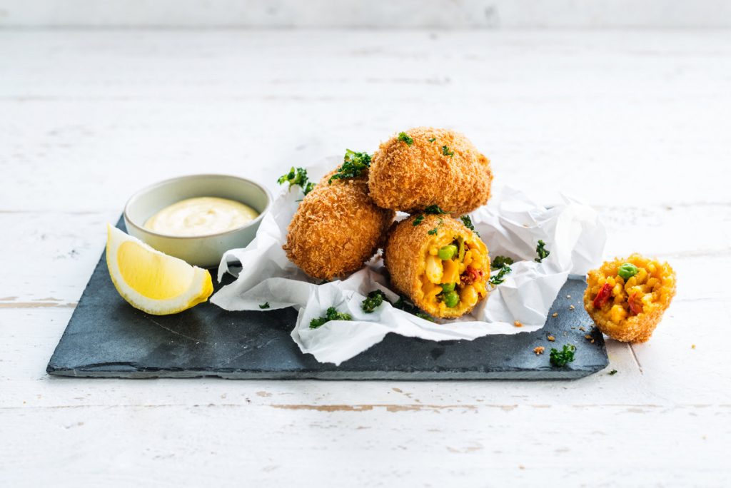 Croquetas raras basadas en platos típicos españoles 125 Croquetas de Paella