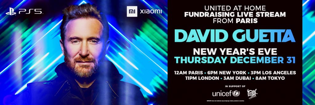 David Guetta concierto Louvre United at home