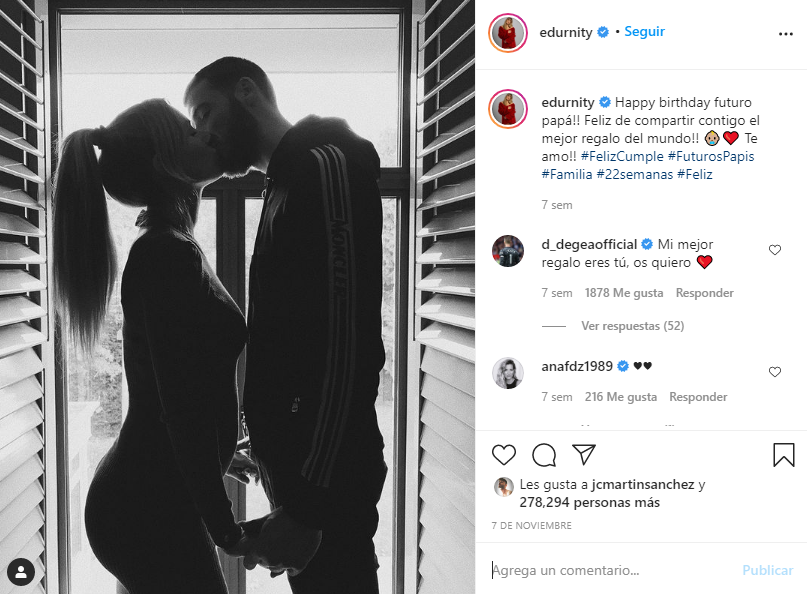 "Happy birthday futuro papá"