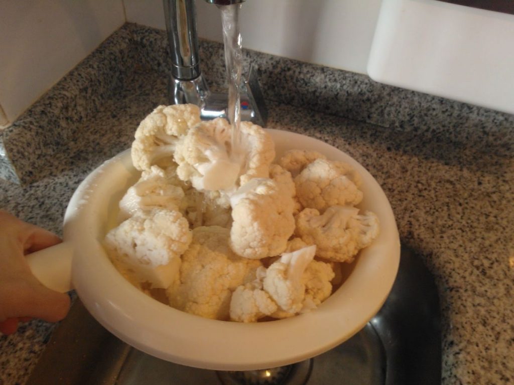 Cómo descongelar coliflor