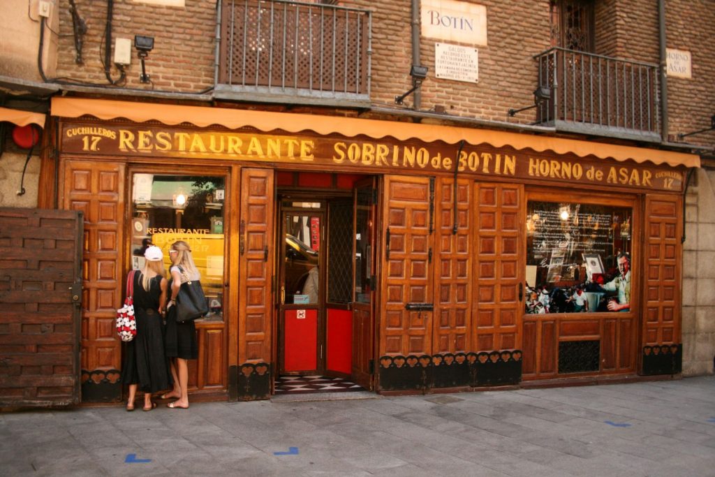 El restaurante Botín, un restaurante antiguo que no deja de ser oculto para los ciudadanos lugares ocultos Madrid