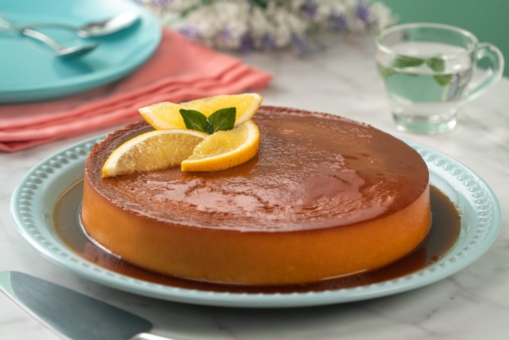 ¿Qué necesitas para preparar un flan de naranja?