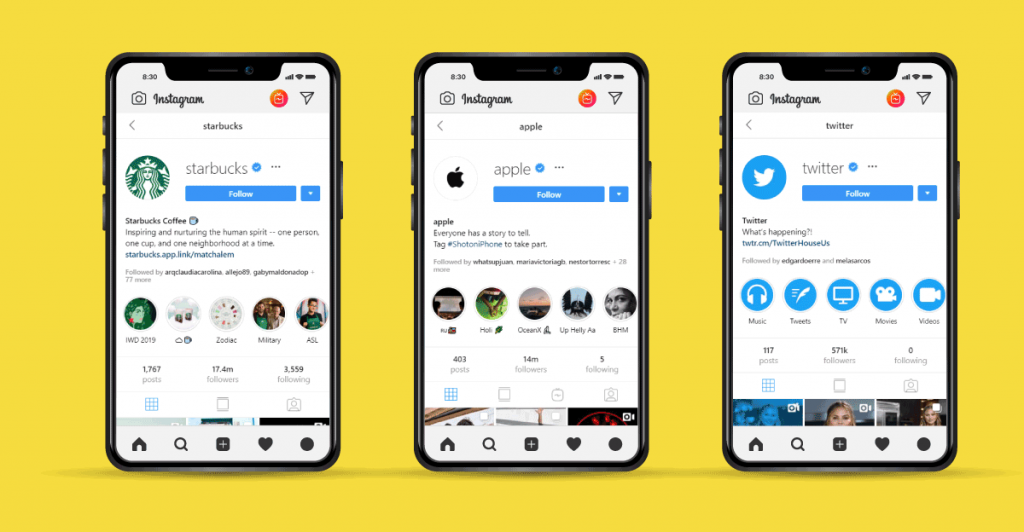 Nuestro perfil de Instagram