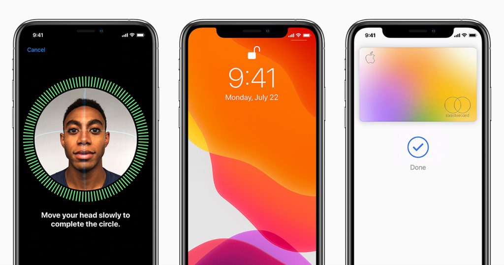 Face ID en iPhone Max