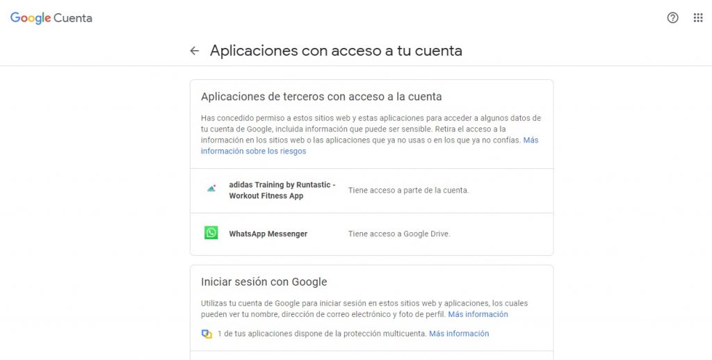 Así puedes saber los dispositivos que usan tu cuenta de Google 219 Así puedes saber los dispositivos que usan tu cuenta de Google