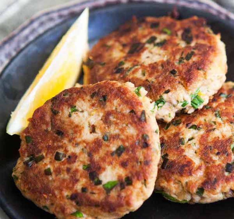 Hamburguesa tradicional de atún 