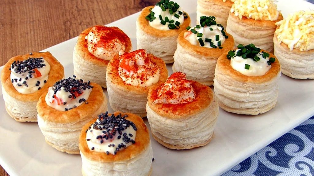 Ideas de menú para Nochevieja que puedes hacer por menos de 10 euros 102 Volovanes de hojaldre rellenos