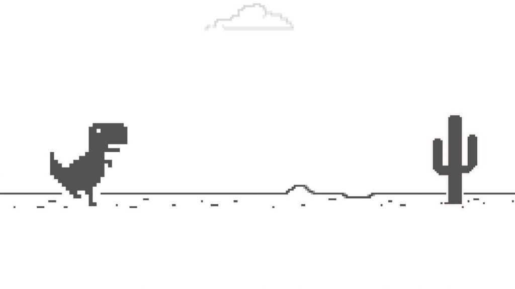 Juego dinosaurio Google