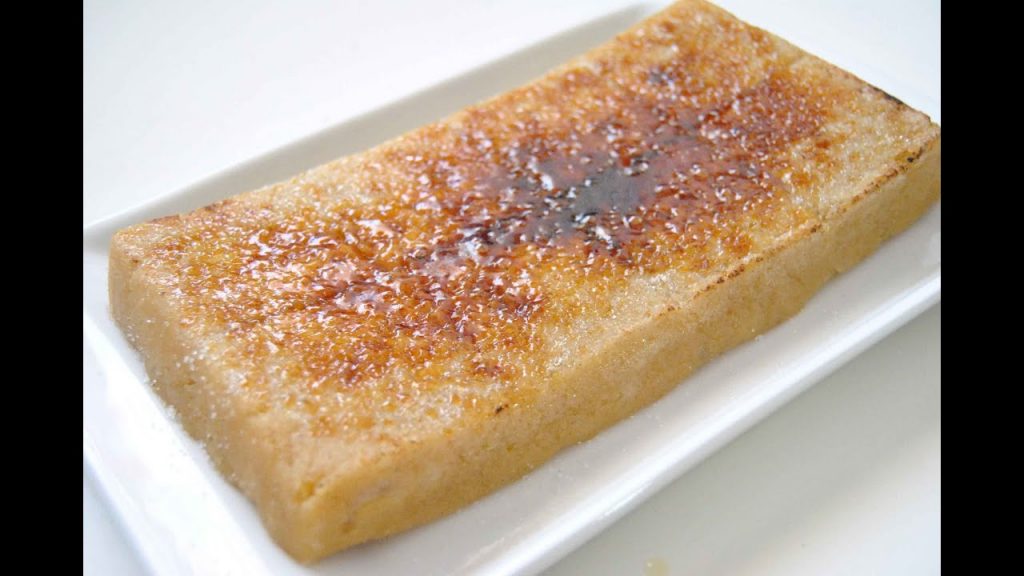 ¿Qué es el turrón de yema tostada?