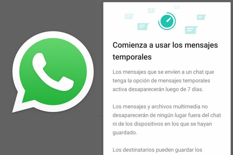 WhatsApp: así puedes escribir mensajes que desaparecen solos